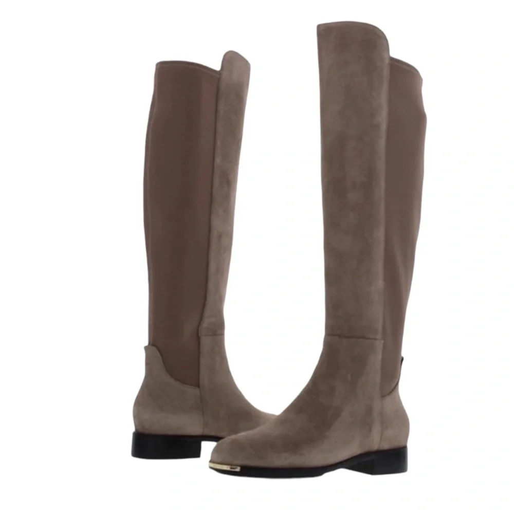 NEW! COLE HAAN Grand Ambition Huntington Over-The-Knee Boot Brown Suede Size 5.5